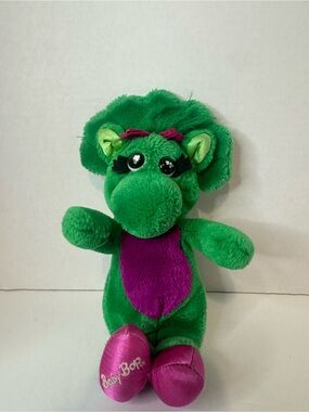 VTG Baby Bop 1992 Plush Stuffed Animal The Barney Show Lyons Green Dinosaur
